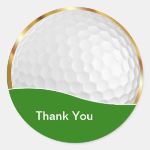 Obrigado elegante do golfe você etiquetas