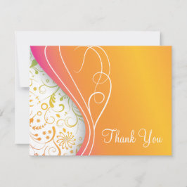 Obrigado elegante você cartões