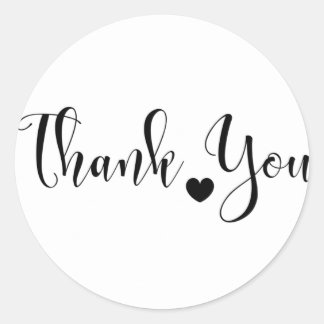 Obrigado, etiqueta adesiva