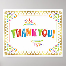 OBRIGADO Festa - Sinal Impressão