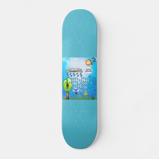 Obrigado Flower Skateboard (Frente)