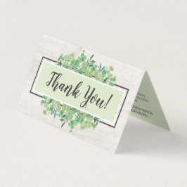 Obrigado Greenerescência Botânica Eucalyptus Wood