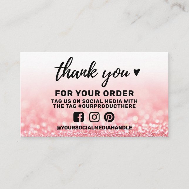 Obrigado Inserção de Mídia Social (Frente)