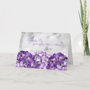 Obrigado Irmã Madrinha de casamento Cartão de Nota