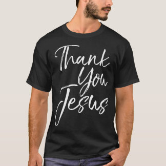 Obrigado Jesus Camisa Amen Vintage Louvando Christ