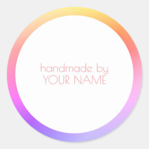 Obrigado, loja, adesivo de pedido