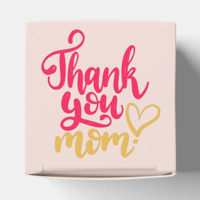 Obrigado Mãe Caixa De Presente (Topo)