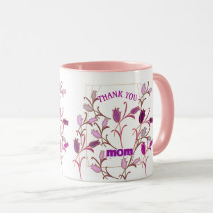 OBRIGADO MÃE CANECA ARTE SIMPLES PRESENTE PARA QUA