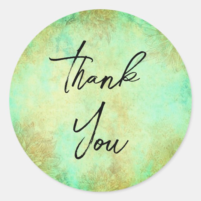 Obrigado maravilhoso seus adesivos (Frente)