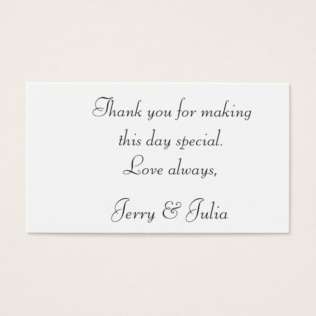 Obrigado, marca 2. (Frente)