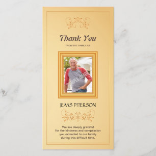 Obrigado memorável você cartão com fotos