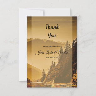 Obrigado memorável você cartão com fotos