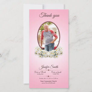 Obrigado memorável você cartão com fotos