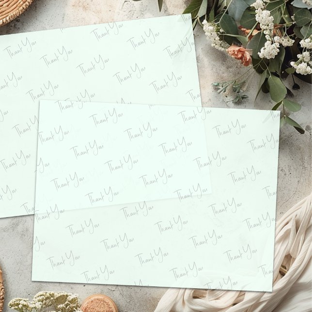 Obrigado Mensagem De Papel De Tecido Comercial (Criador carregado)