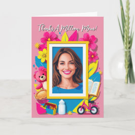 Obrigado milhão, mãe! Cartão de Dia da Mãe