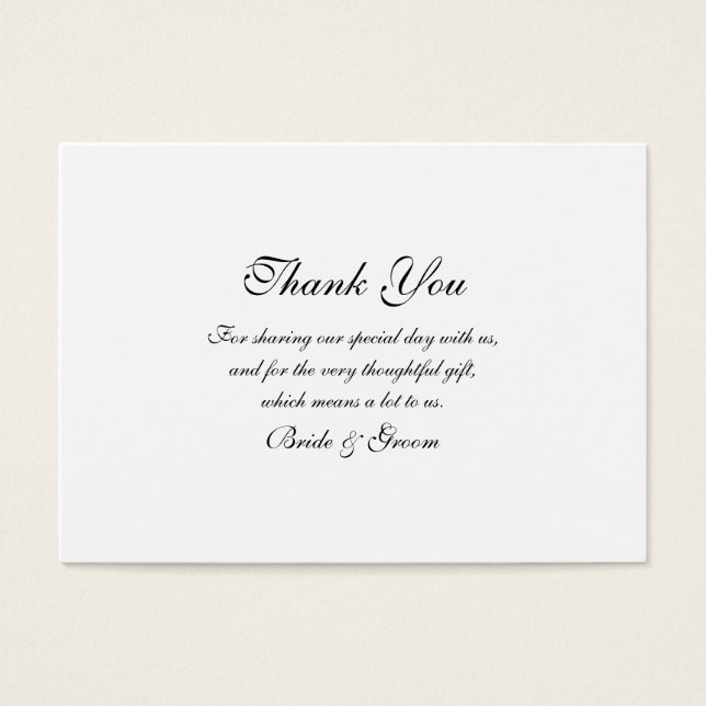 Obrigado modelo de casamento (Frente)