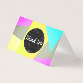 obrigado moderno, abstrato geométrico