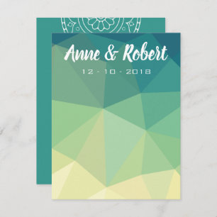 Obrigado, nota de cartão verde amarelo.