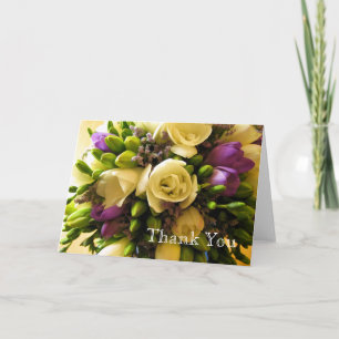 Obrigado Notas de Casamento Modelo