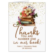 Obrigado Número Em Nosso Livro BIG