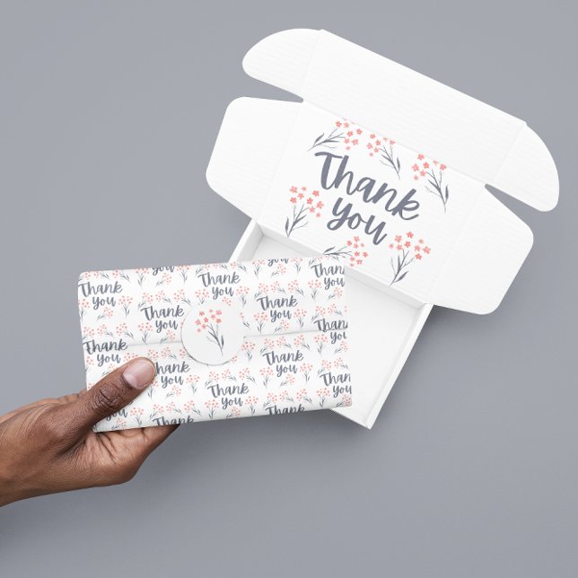 Obrigado Papel Tecidual (Show your gratitude with this lovely thank you tissue paper! )