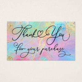 obrigado para a sua bolsa de fluido de compra