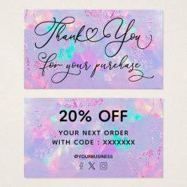 obrigado para a sua compra de opal roxo