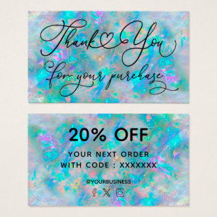 obrigado para a sua opção azul de compra