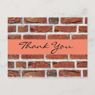 Obrigado para novo cliente. Cartão Postal