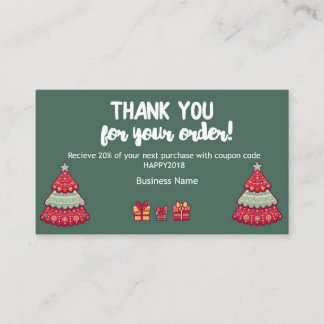 Obrigado para sua inserção de pacote da ordem