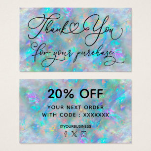 obrigado pela compra opala azul