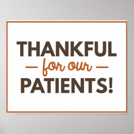 Obrigado pela Poster dos nossos pacientes