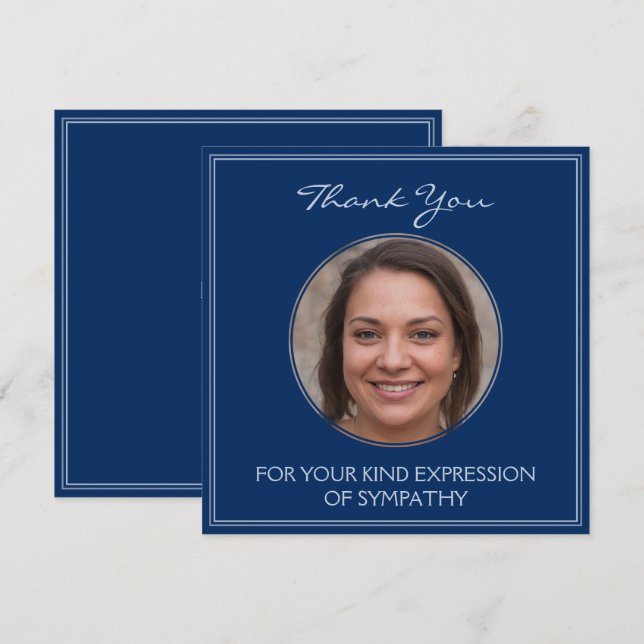 Obrigado Pela Sua Amável Expressão De Simpatia (Frente/Verso)