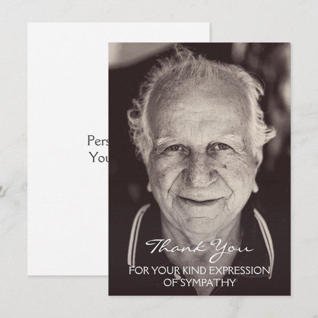 Obrigado Pela Sua Amável Expressão De Simpatia (Frente/Verso)