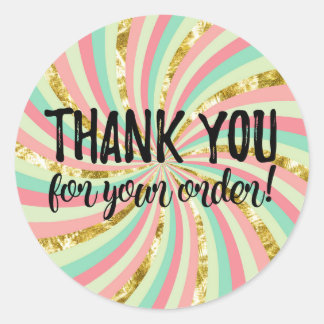 Obrigado pela sua etiqueta de pedido