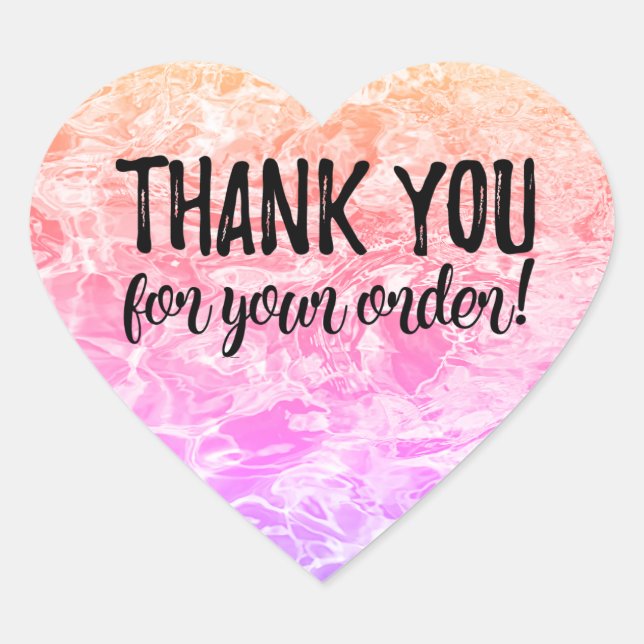 Obrigado pela sua etiqueta de pedido (Frente)