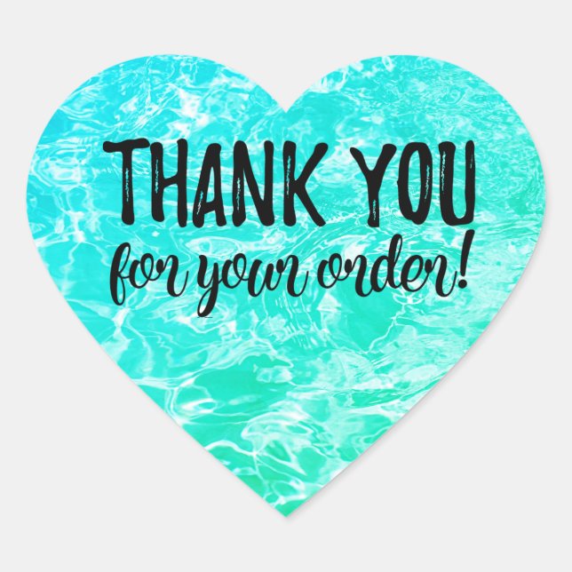 Obrigado pela sua etiqueta de pedido (Frente)