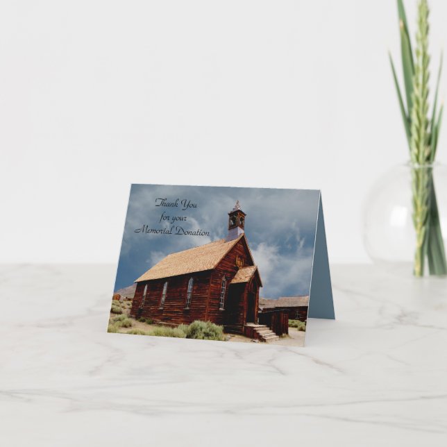 Obrigado Pelo Cartão De Nota De Doação, Antiga Igr (Frente)