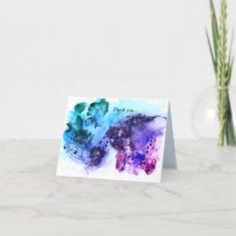 Obrigado pelo seu cartão de amor e apoio