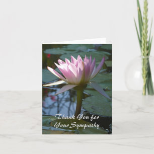 Obrigado pelo seu Cartão de condolências