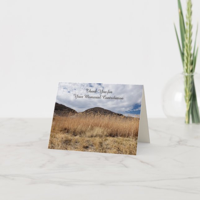 Obrigado pelo seu Cartão de Nota de Contribuição M (Frente)