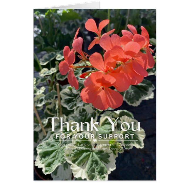 Obrigado pelo seu Cartões de agradecimentos de sup (Frente)