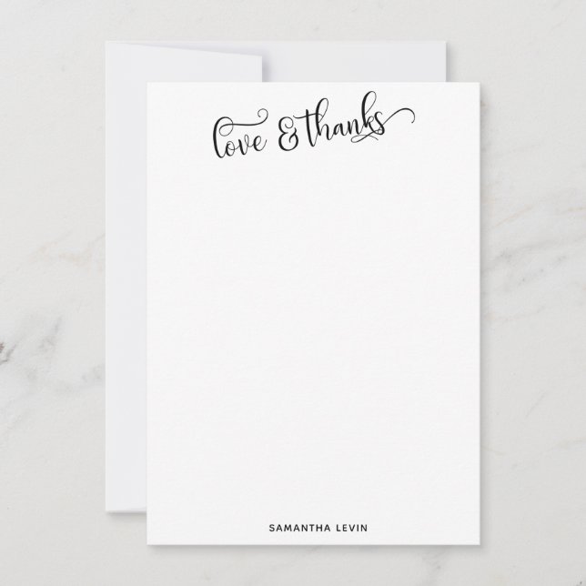 Obrigado Personalizado 2 - Amor e Agradecimento (Frente)