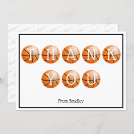 Obrigado Personalizado De Basquete