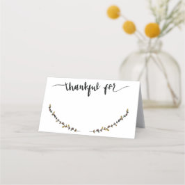 Obrigado Por Cartões De Posição De Nome