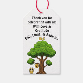 Obrigado por Celebrar Conosco - Etiquetas de Prese