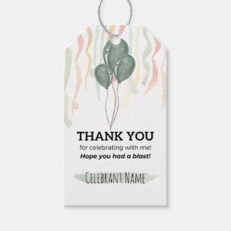 Obrigado por comemorar comigo a etiqueta de favor