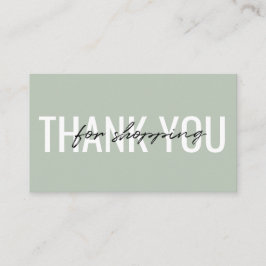 Obrigado por comprar o Cartão de visita Modern