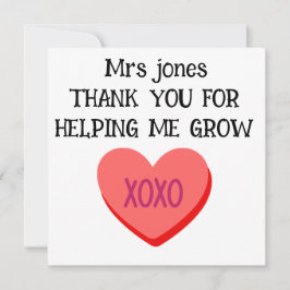 Obrigado Por Me Ajudar A Crescer Professora