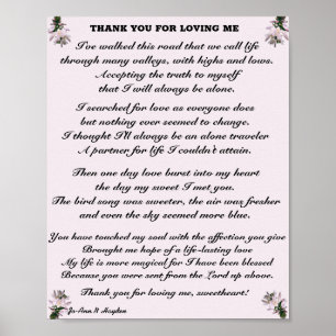 OBRIGADO POR ME AMAR POSTER